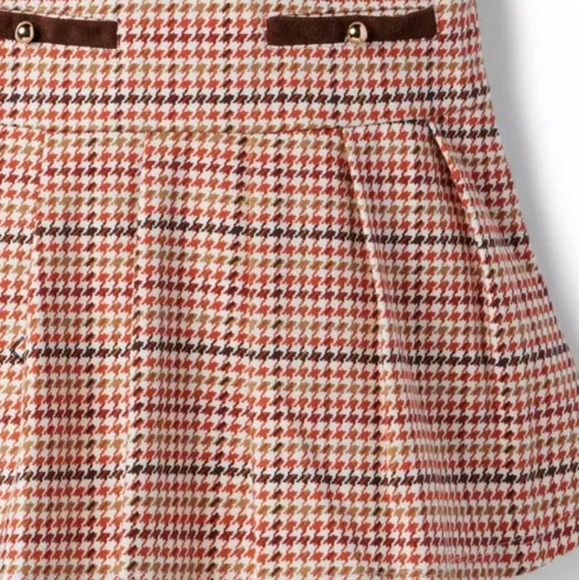 Janie and Jack Houndstooth Plaid Pointe Dress 12-18 months - Picture 5 of 9